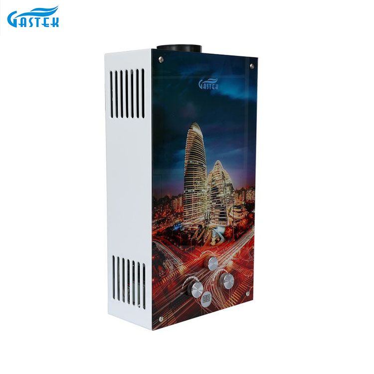 Glass Panel Natural Gas Flue Type Boiler Gas Mga Hot Water Heater sa Kusina